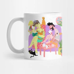 Couple on the couch Mug